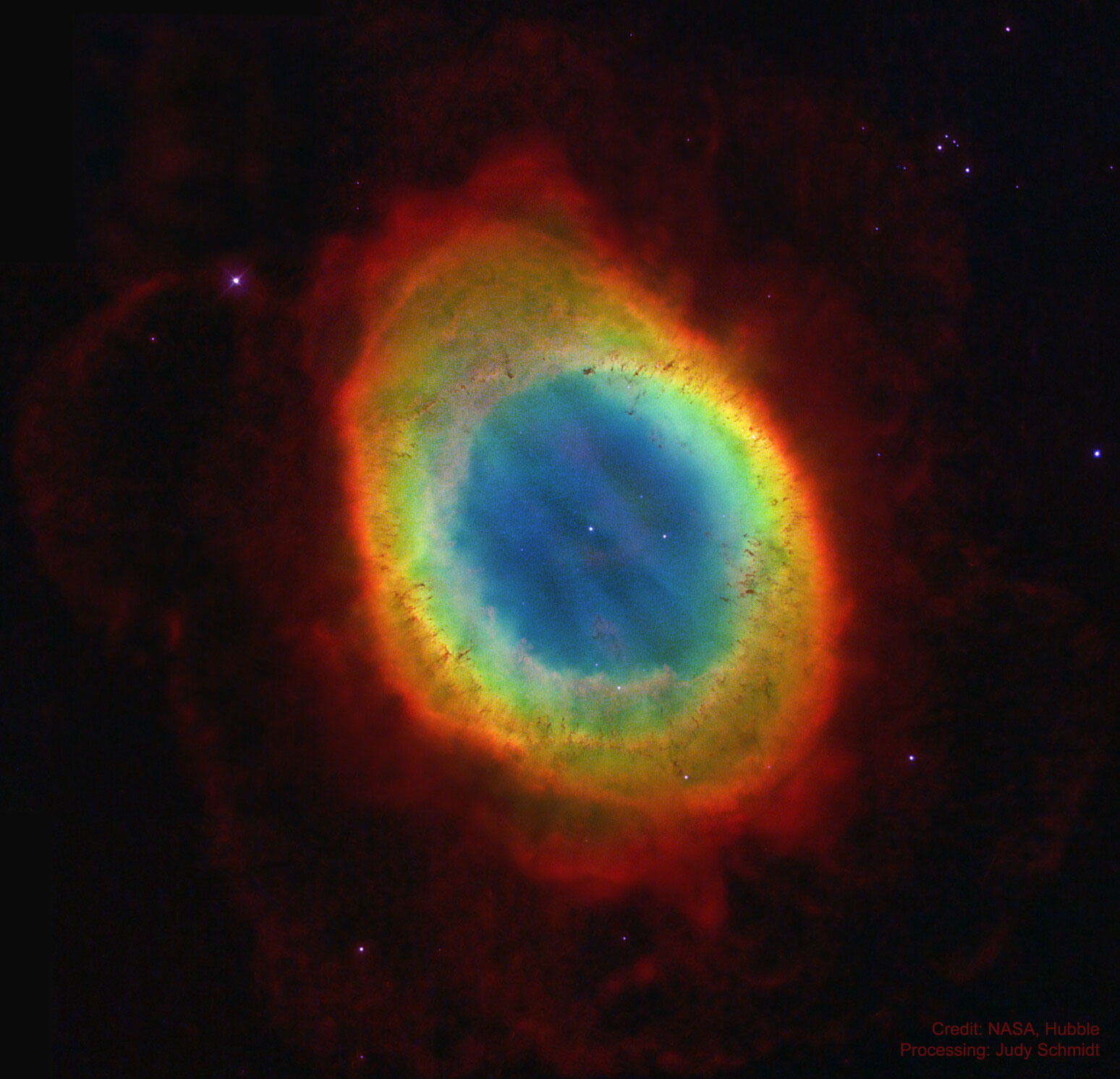 哈勃拍摄的M57环状星云