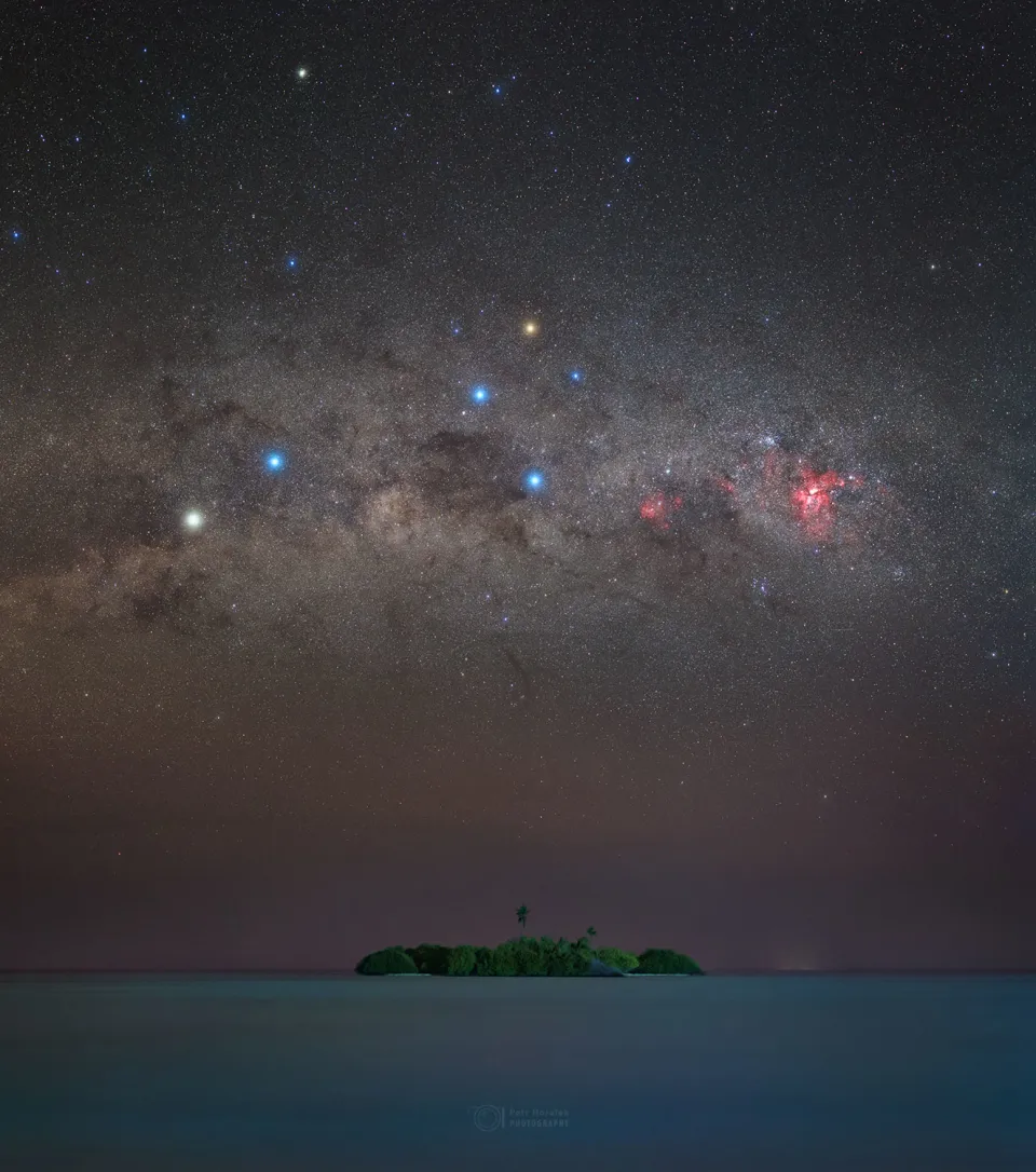 好美的银河！马尔代夫之夜的宝石