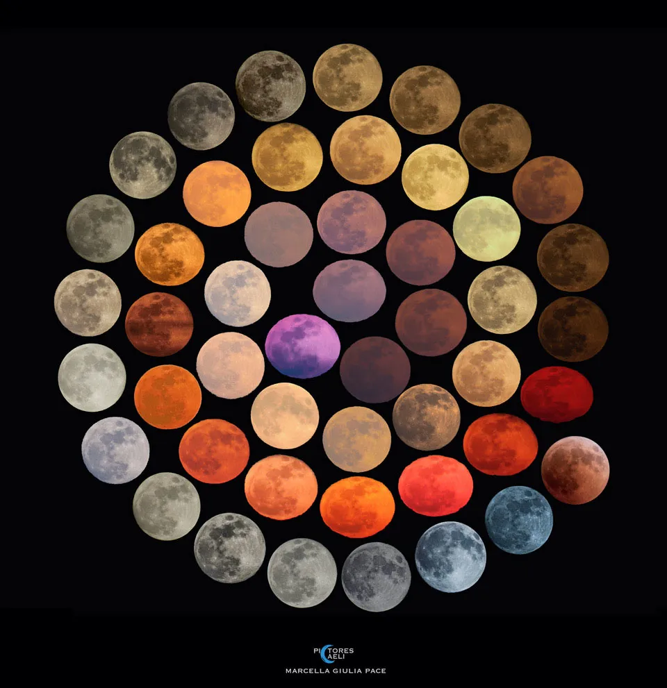 月亮是什么颜色的？带你看48种不同颜色的月亮
