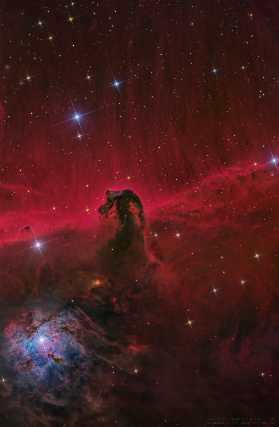 猎户座壮观的马头星云 IC434