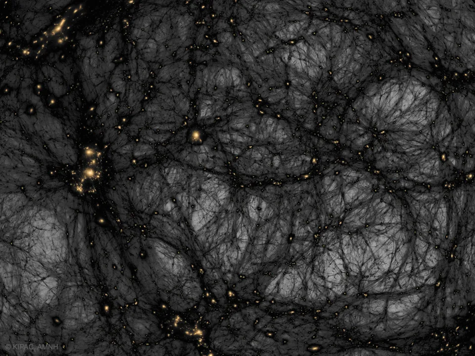 宇宙中的暗物质模拟
