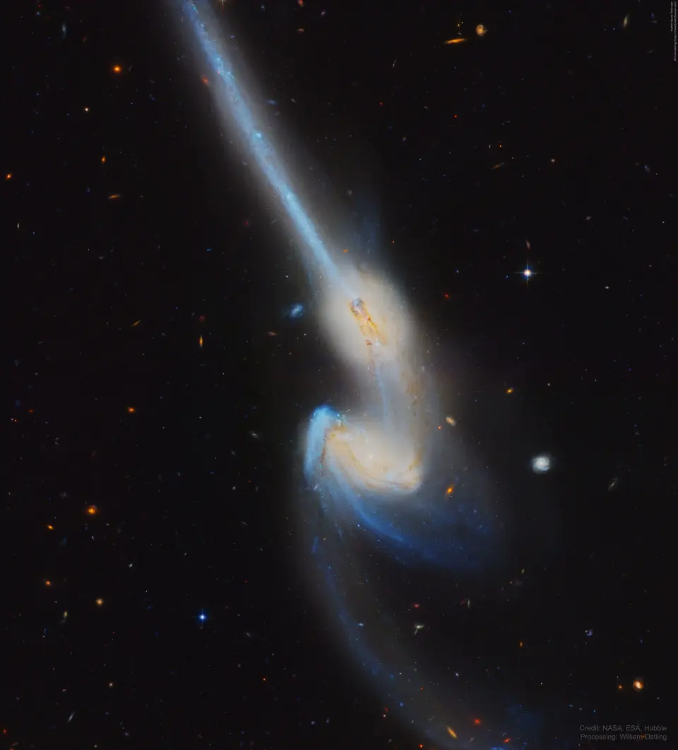 美丽的老鼠星系 NGC4676