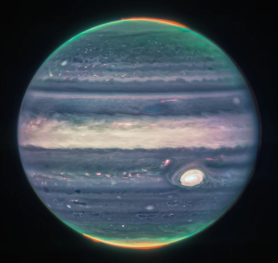 太美啦！韦伯望远镜最新发布木星靓照，你从未见过的木星！