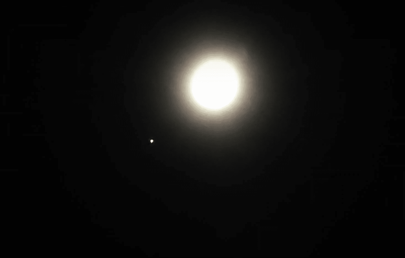 冬至日木星合伴月
