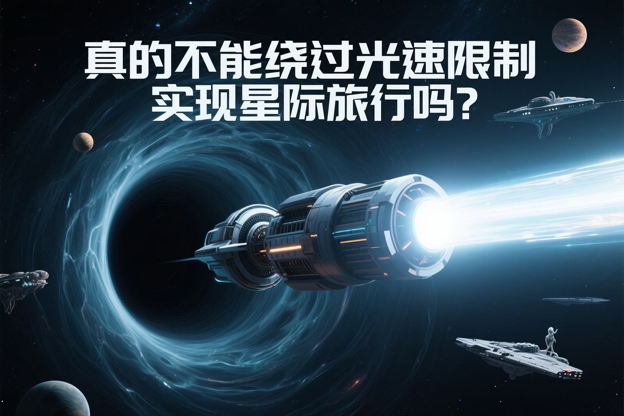 星际旅行真的不能实现吗？曲速引擎，虫洞技术或许能突破光速限制！