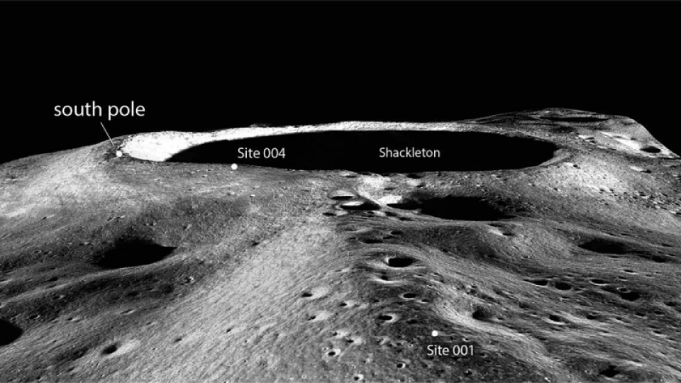 月球两极永久阴影区里的水冰及其探索