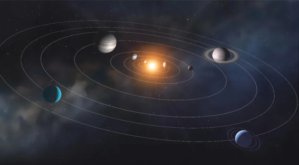 为何太阳系的行星在同一平面上？