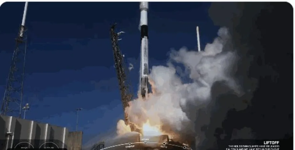 全球第三枚11手火箭发射第39批星链卫星
