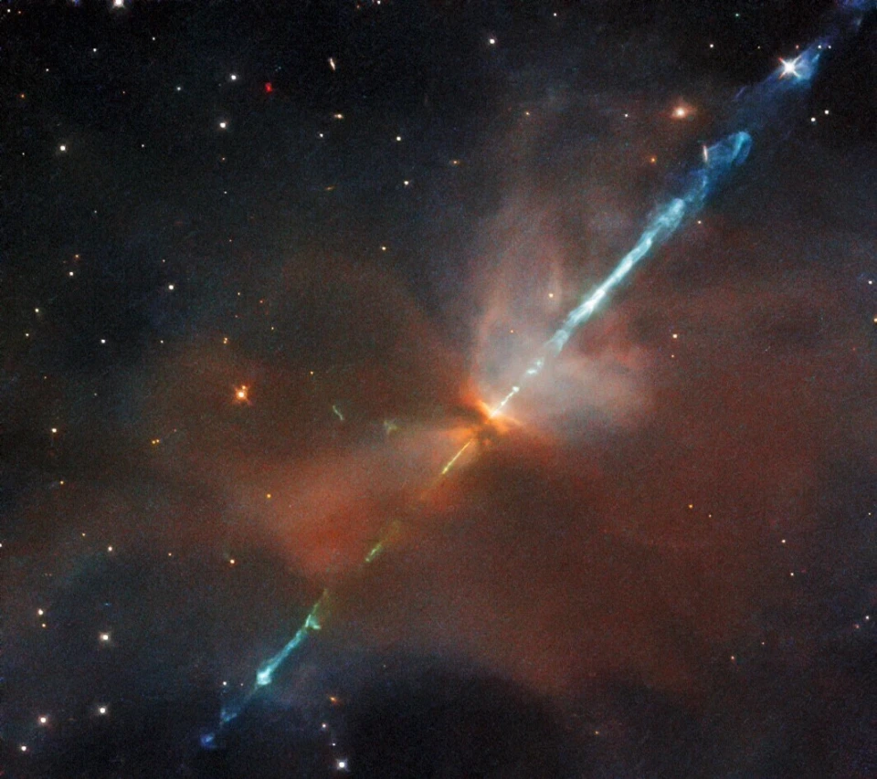 NASA哈勃太空望远镜拍摄的罕见天体现象