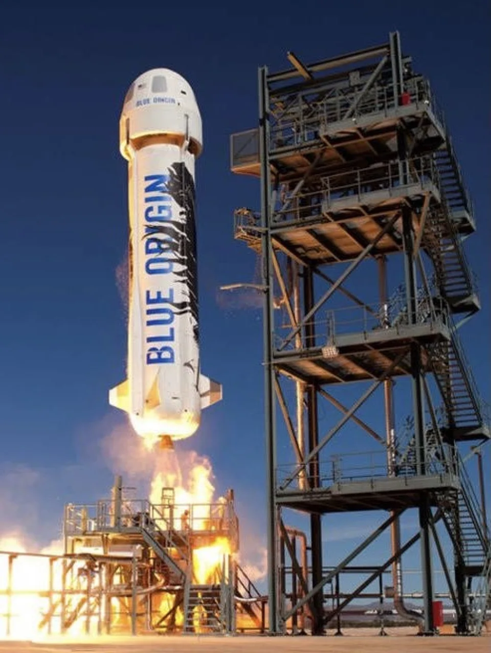 蓝色起源公司完成首次载人太空试飞（转载