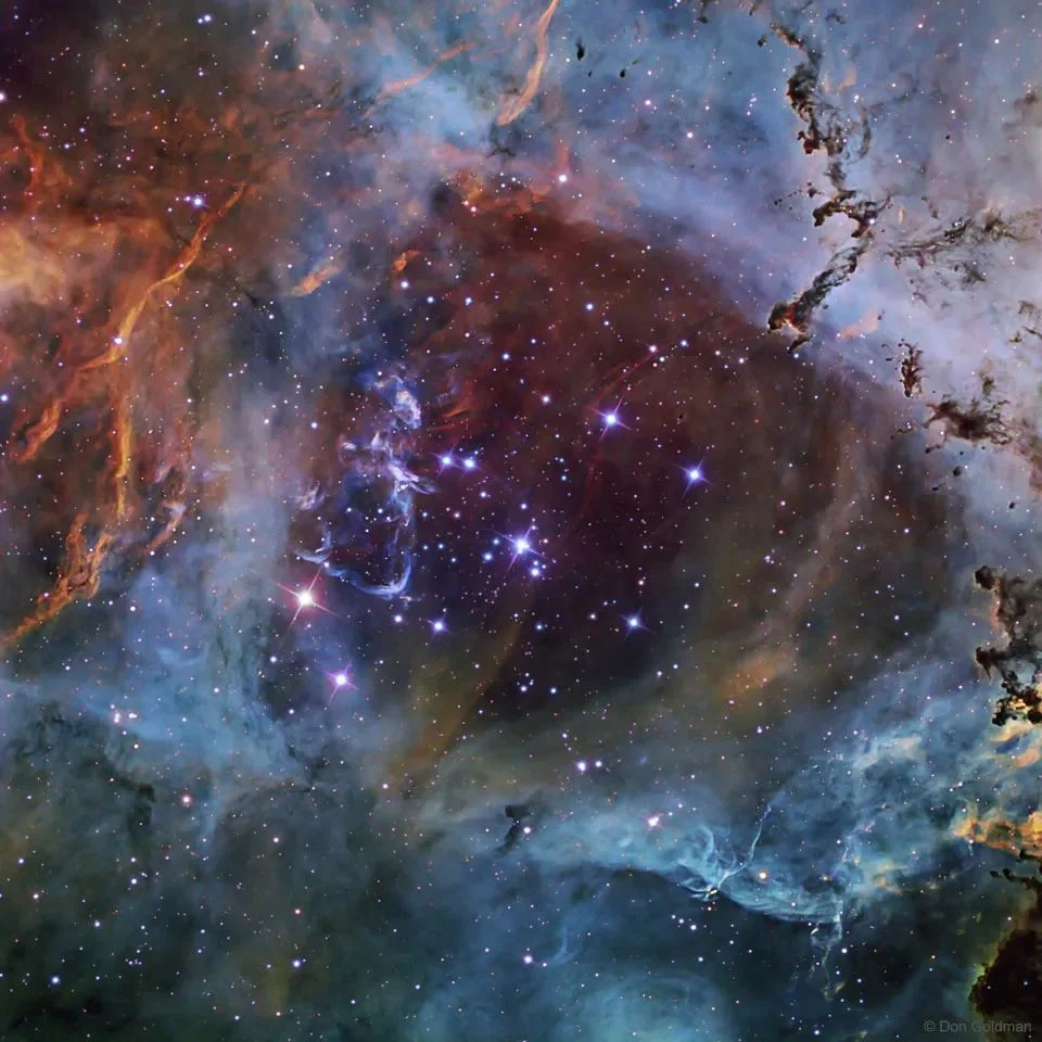 NGC 2244：玫瑰星云中的恒星簇