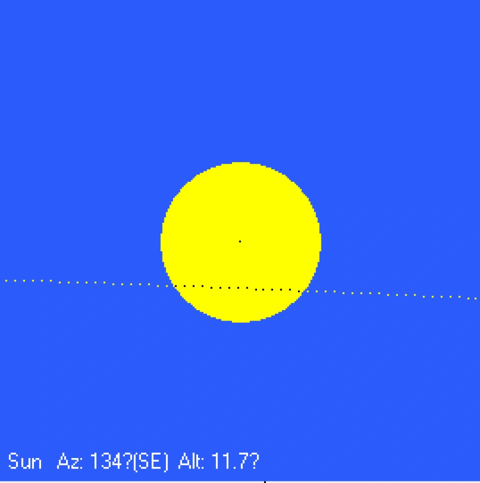 2020-2021年，ISS过境太阳