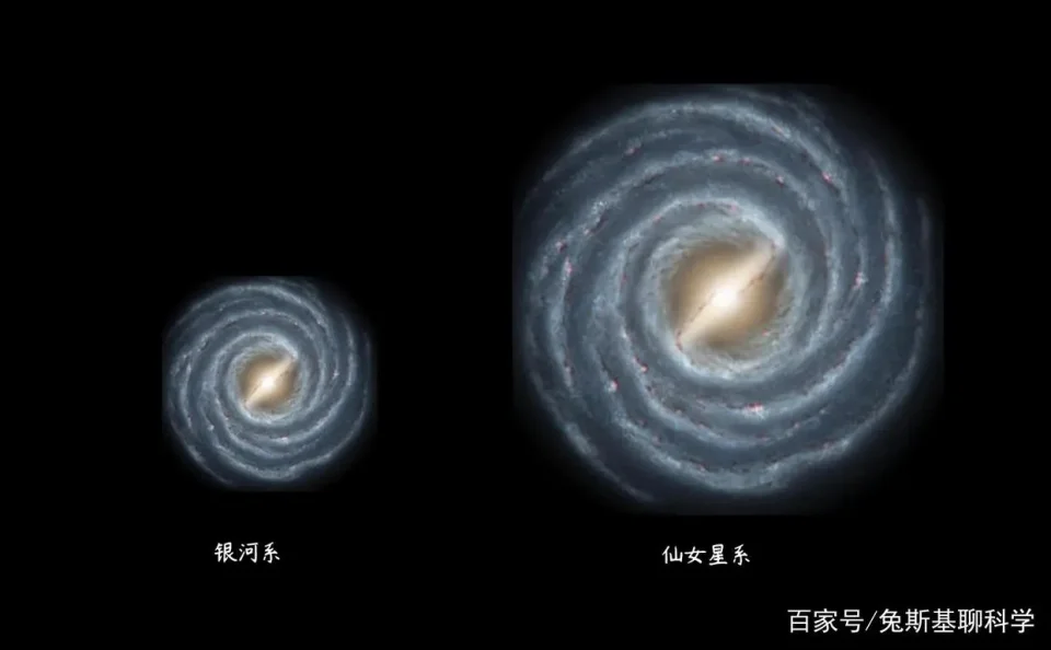 仙女星系有恒星数量1万亿颗，至少4个银河系大