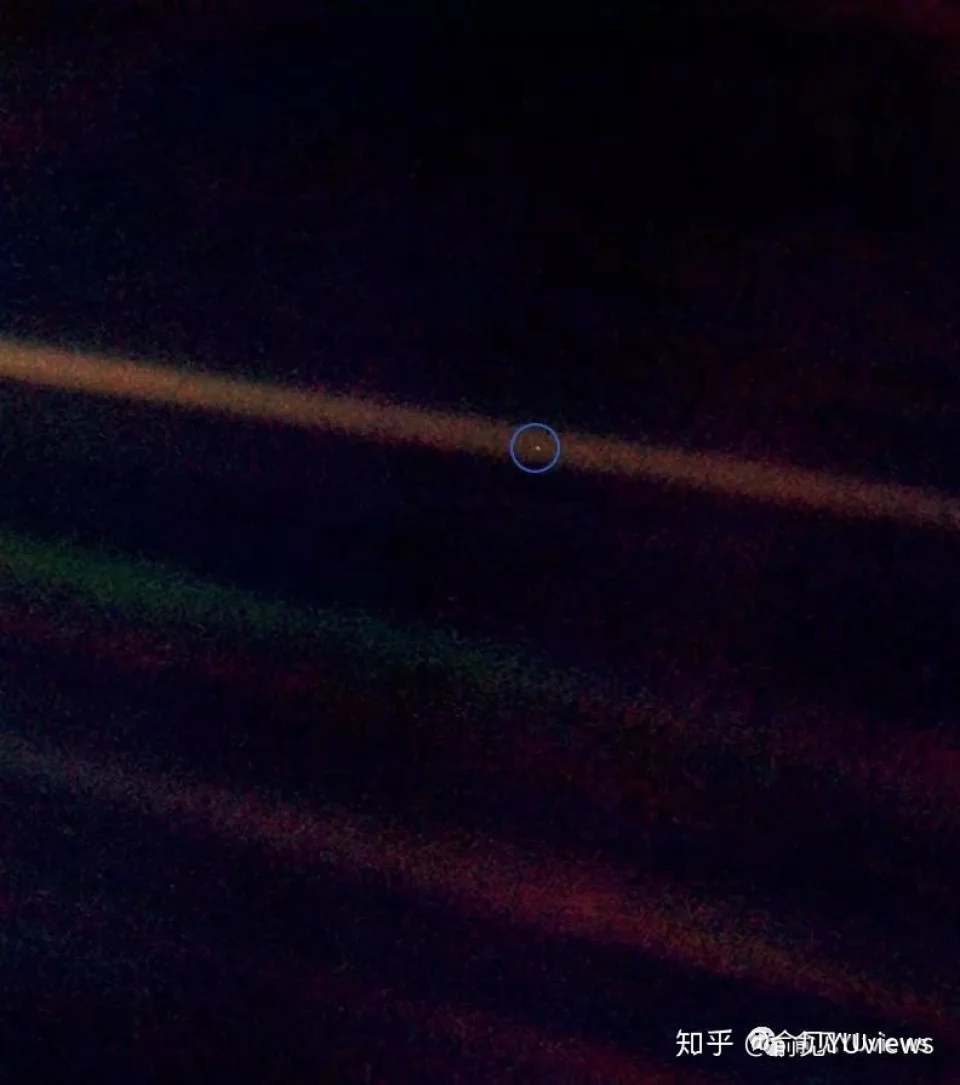 致敬卡尔·萨根Carl Sagan 的《暗淡蓝点》Pale Blue Dot