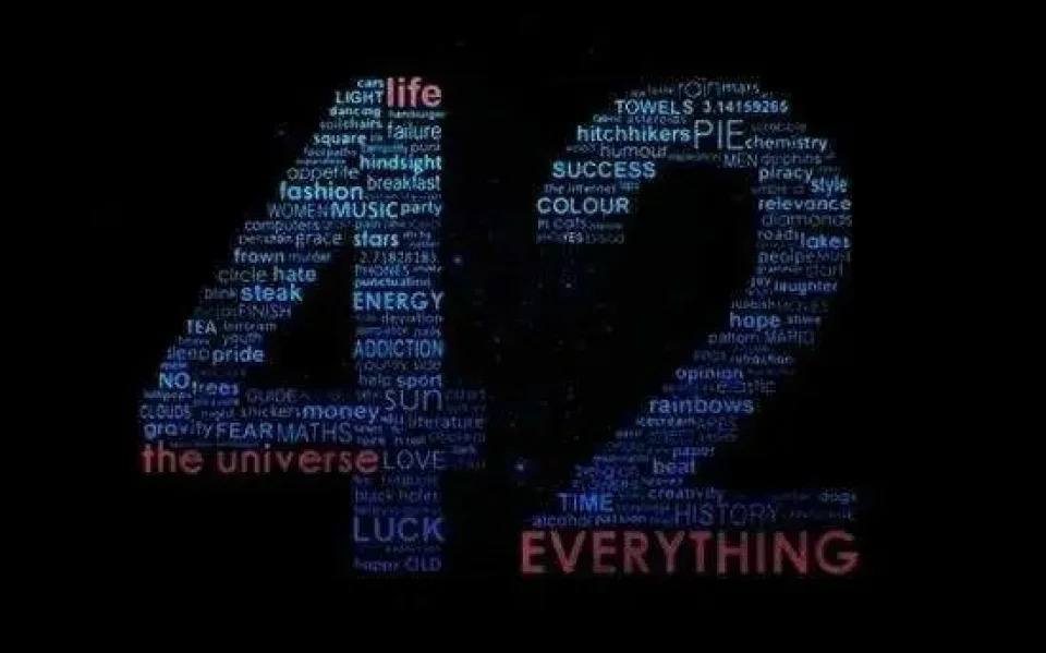 生命、宇宙以及万物的终极答案是：42